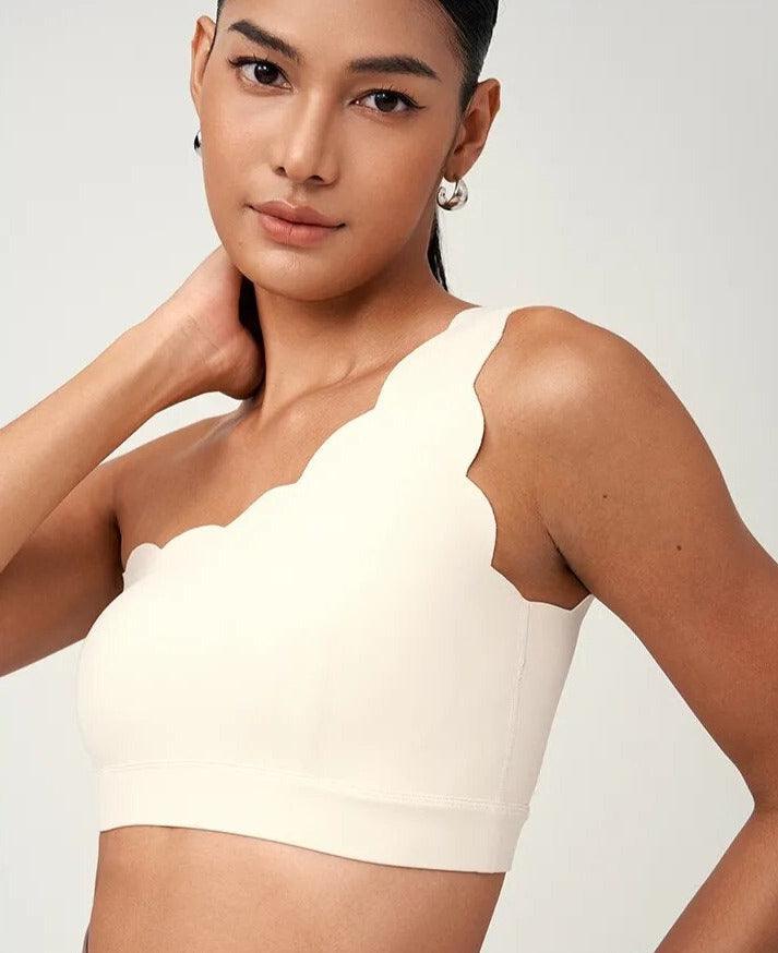 Bare Luxe Asymmetrical Sports Bra - ELLAE - Bras & Tops