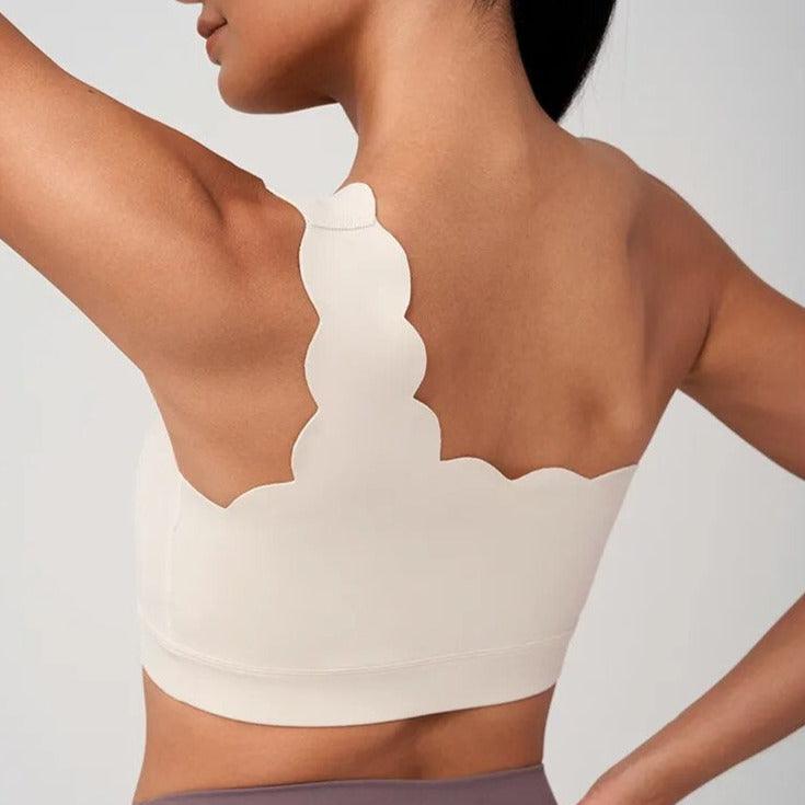 Bare Luxe Asymmetrical Sports Bra - ELLAE - Bras & Tops