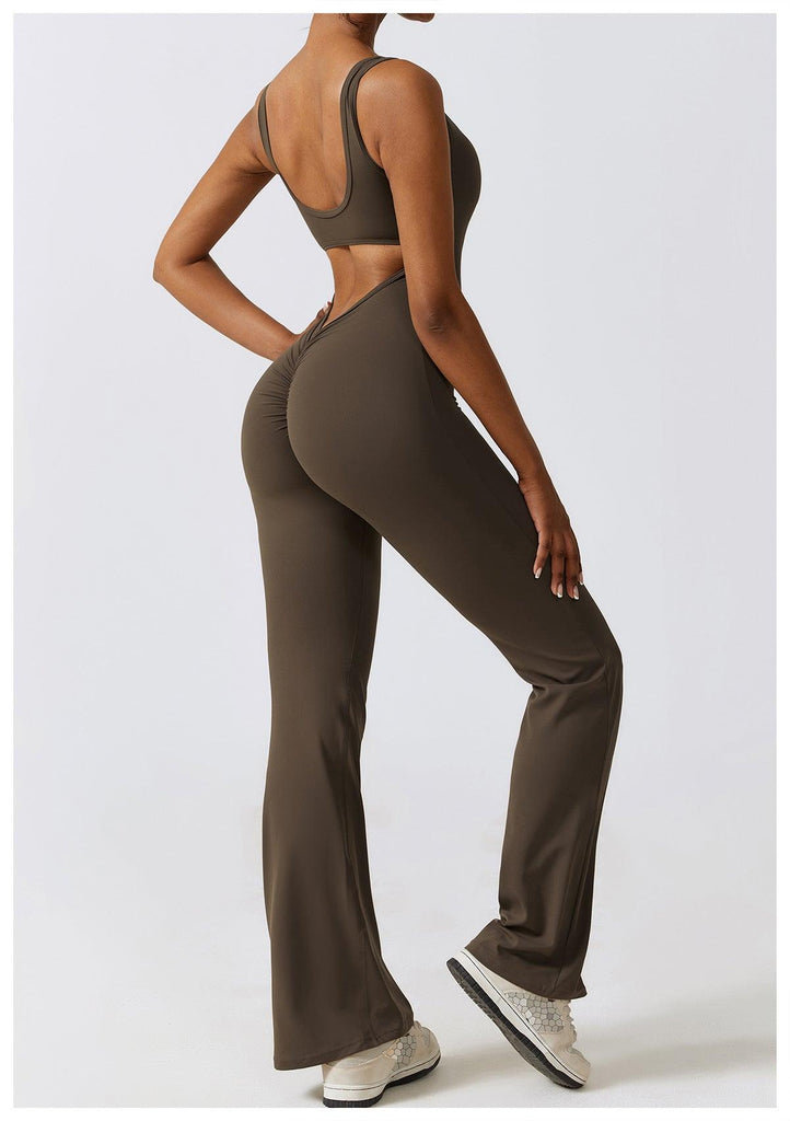 Flared Scrunch Jumpsuit - ELLAE - 0