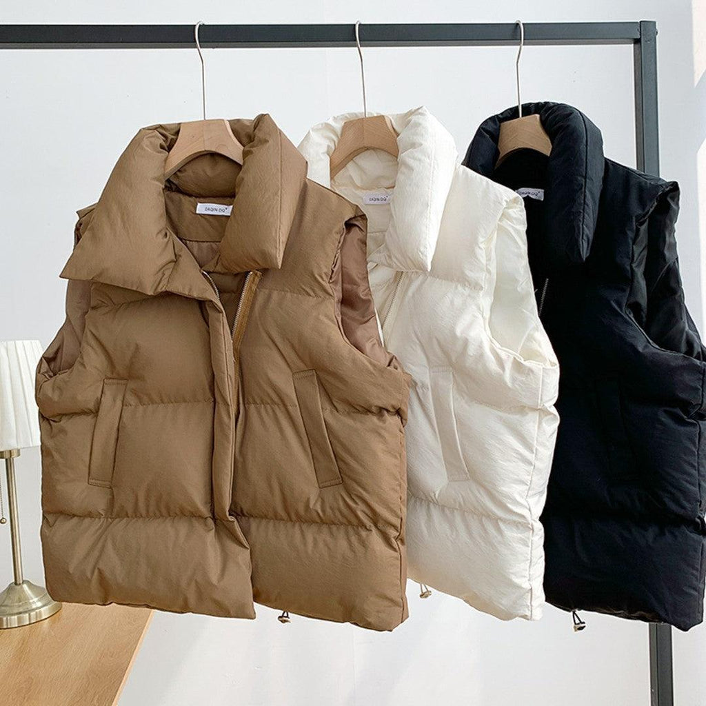 Thriving Oversized Puffer Vest - ELLAE - Outerwear