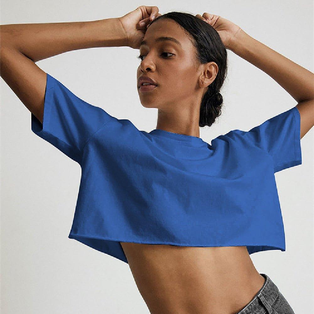 Lucky Cotton Crop Tee - ELLAE - Bras & Tops