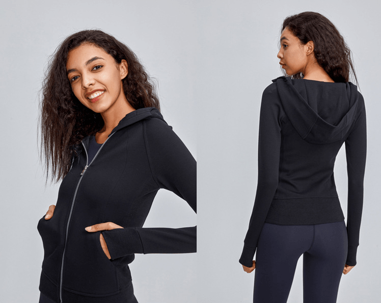 Rising Full Zip Hoodie - ELLAE - Bras & Tops